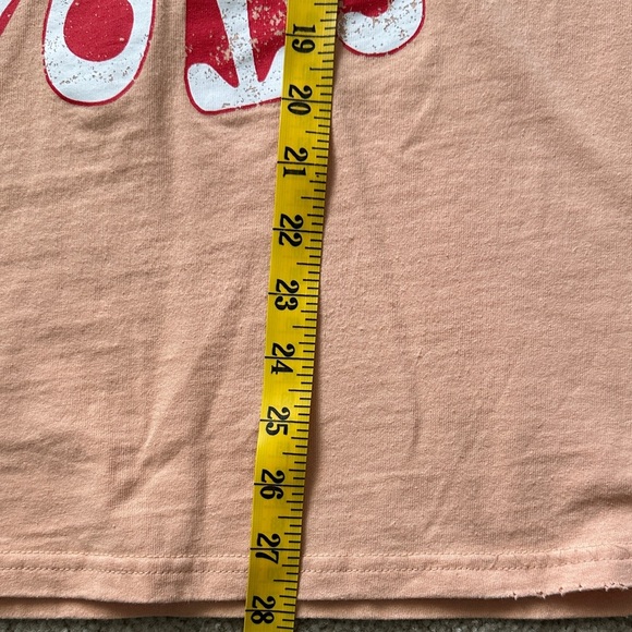 Fantastic Fawn Orange Graphic Band Tee The Rolling Stones Women’s Large Casual - Picture 6 of 6